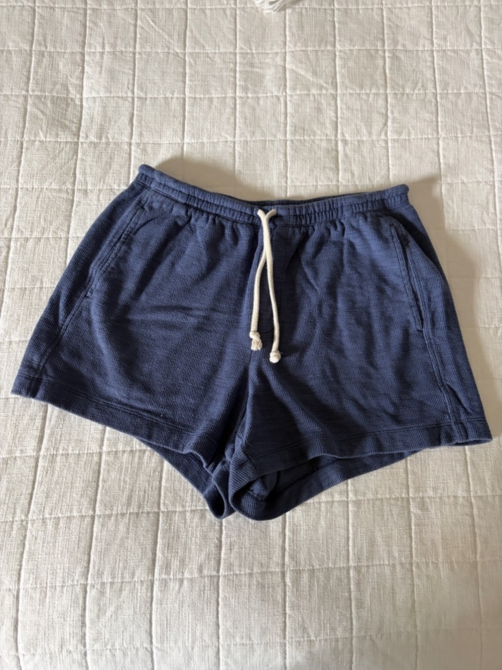 aerie Navy Blue cotton shorts